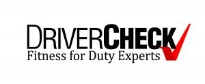 Drivercheck logo white background