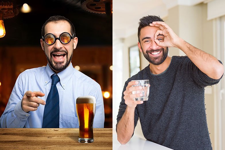 Comment boire moins d’alcool en remplaçant les lunettes de bière par un monocle de modération